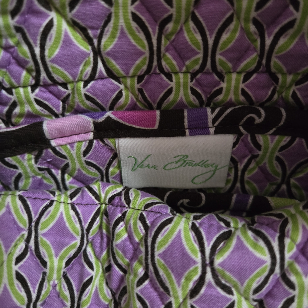 Vera Bradley 🎀 FLUTERBY Pink & Green Shoulder Bag, Crossbody Bag & Wristlet - Picture 10 of 10